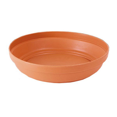 Піддон пластиковий Prosperplast Glinka круглий (14546) теракот