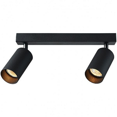 Спот Eurolamp 2x50 Вт GU10 черный LH2-LED-GU10(black) 