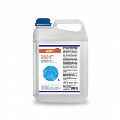Засіб для комплексної обробки води в басейнах та аквапарках Pool clean series-D 5 л Biogreen