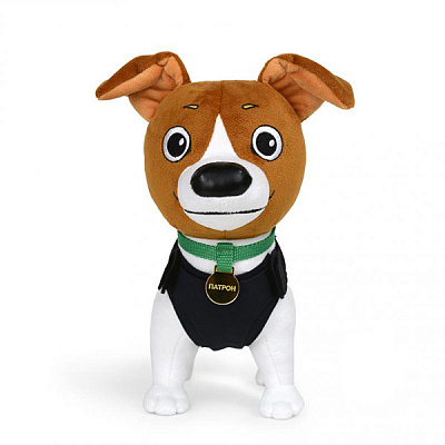 М'яка іграшка WP Merchandise Пес Патрон 27 см бежевий із білим FWPATRONPL22WTBN1