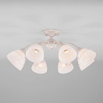 Люстра стельова Strotskis Camilla 8x60 Вт E27 білий/золото 30156/8