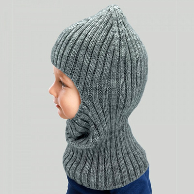 Шапка для хлопчиків Elf-kids Баск р.52-54 темно-сірий