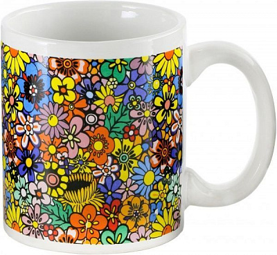 Чашка Цветочная поляна 330 мл Оселя