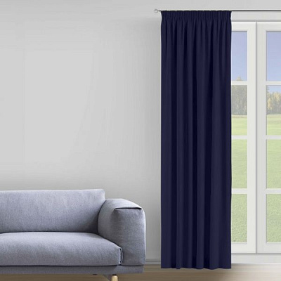 Штора Moda 200х285 см темно-синій Decora textile