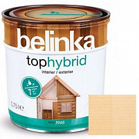 Лазурь Belinka Tophybrid №12 бесцветная шелковистый глянец 0,75 л