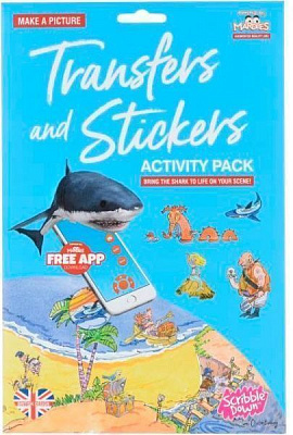 Набір наліпок Scribble Down Острів піратських скарбів, з онлайн-додатком (SD / 20)