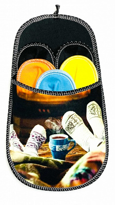 Набір капців для гостей La Nuit Winter Couple пар різнокольоровий