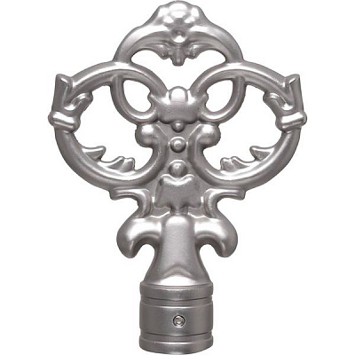 Наконечник Cardinal Ельзас набірний d19 мм сатин нікель