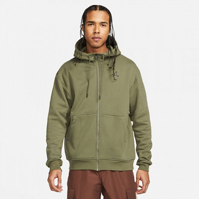 Джемпер Nike M J ESS FLC FZ HOODIE DA9810-222 р. M зеленый
