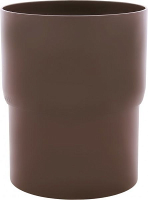 Муфта трубы PROFiL 75 мм коричневый 