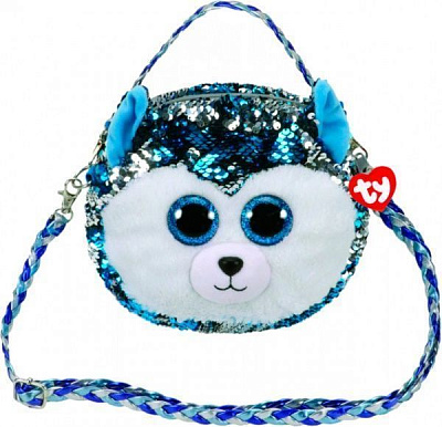 Мягкая игрушка TY сумочка Хаски 95125