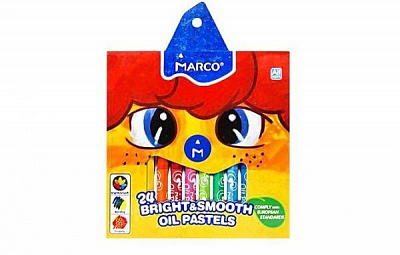 Набір олійної пастелі Bright&Smooth 1100OP-24CB Marco 24 шт.