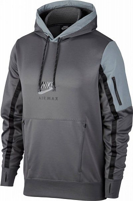 Джемпер Nike M NSW AIR MAX PK PO HOODIE CU0115-068 р. 2XL серый