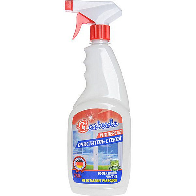 Засіб миючий для скла та дзеркал Barbuda Універсал з нашатирним спиртом 0,75л