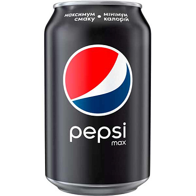 Безалкогольний напій Pepsi Black 0,33 л (4823063112666)