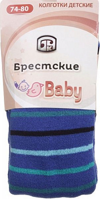 Колготки дитячі БЧК 552 р.74-80 лазурний