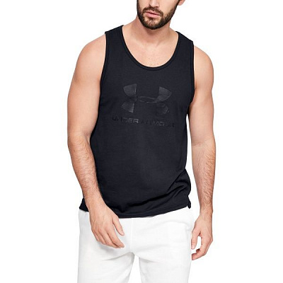 Майка Under Armour SPORTSTYLE LOGO TANK 1329589-001 M чорний