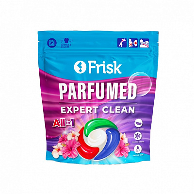 Капсулы для машинной стирки Frisk EXPERT CLEAN Парфюмерные 12 шт.