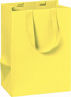 Пакет подарунковий One Colour yellow 10x8x14 см STEWO