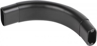 З'єднувач Ferro Fiori для труби 30х15 кутовий M 11040.70х70 чорний 51246