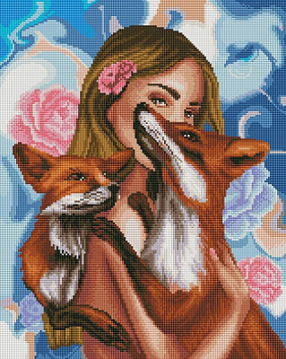 Алмазна мозаїка Хитрунки 40x50 см DBS0004 Brushme