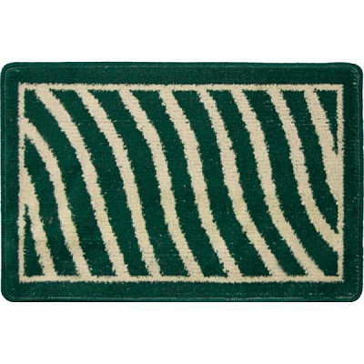 Килимок для ванної кімнати Dariana Хвиля 40х60 зелений