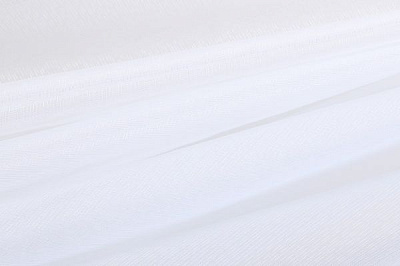 Тканина тюлева Органза Страйп 280 см білий
