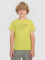 Футболка 4F TSHIRT M2417 4FJWAW25TTSHM2417-72S р.140 желтый