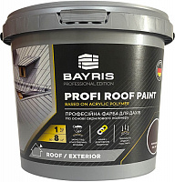 Краска для крыш акриловая Bayris PROFI ROOF PAINT мат бордовый 1кг 