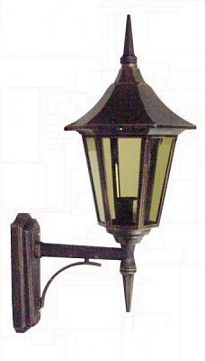 Светильник уличный настенный Интеркласс Прага E27 60 Вт античная бронза 2262 