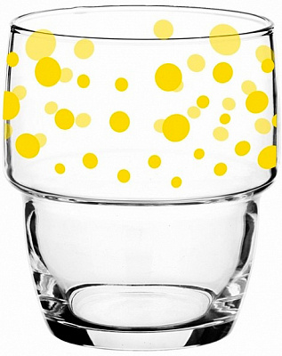 Стакан Yellow Dots 200 мл 68-0067-0200-4313-84 Glasmark