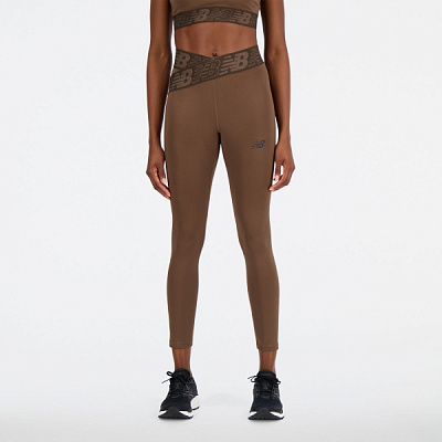 Лосины New Balance RELENTLESS CROSSOVER HIGH RISE 7/8 TIGHT WP21177DUO р.XL коричневый