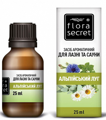 Олія для лазні та сауни Flora Secret Альпійський луг 25 мл