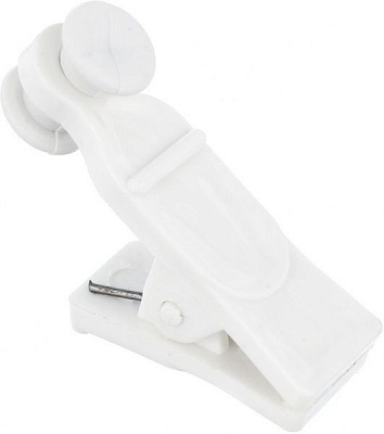 Прищепка с роликом 10 шт. ОМиС наборной белый 