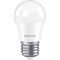 Лампа светодиодная Maxus 5 Вт G45 матовая E27 220 В 4100 К 1-LED-742 