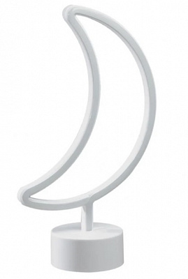 Настольная лампа декоративная Zuma Line MOON 2 Вт белый