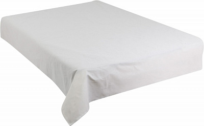 Простынь гладкокрашеная 160x220 см айвори Моно 