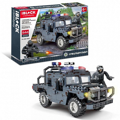 Конструктор Iblock Спецпідрозділ 544 деталей PL-921-352