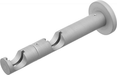 Тримач для карниза Gardinia Kira дворядний набірний d19 мм срібний 1 шт.