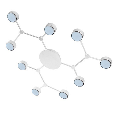 Люстра Светкомплект Atom 9xGX53 білий