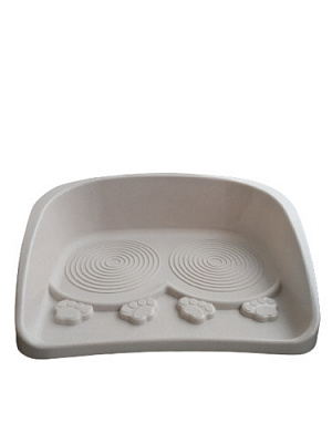 Подставка под миски AnimAll P588 бежевая