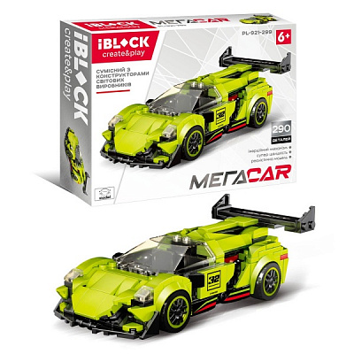 Конструктор Iblock МегаCar 290 деталей PL-921-299