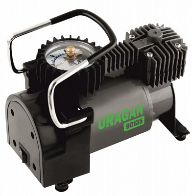 Компресcор автомобильный URAGAN з автостопом 90135