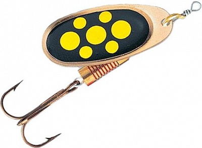 Блесна DAM Effzett Standard 12 г black spotted 5121205