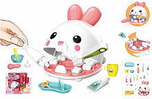 Ігровий набір Bowa Зайка-стоматолог білий OTE0664687