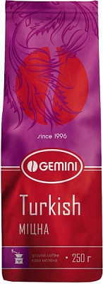 Кофе молотый Gemini Turkish 250 г 4820156430089 