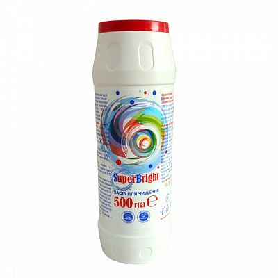 Порошок для чищення SuperBright 0,5 л 500 г