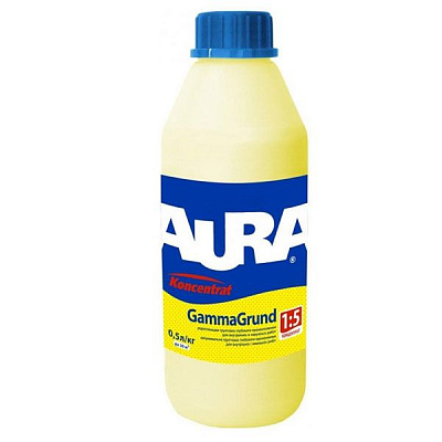 Ґрунтовка глибокопроникна Aura Koncenntrat GammaGrund 0.5 л