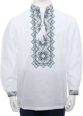 Вышиванка Эдельвика р.146 зеленый 549-18/09 