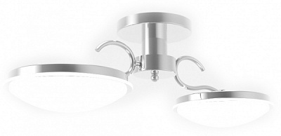 Люстра світлодіодна Victoria Lighting з пультом ДК 36 Вт хром Tara/PL2